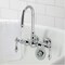 Kingston Brass CA2T1 3-3/8" Tub Wall Mount Clawfoot Tub Faucet, Polished Chrome CA2T1 - alternate 6